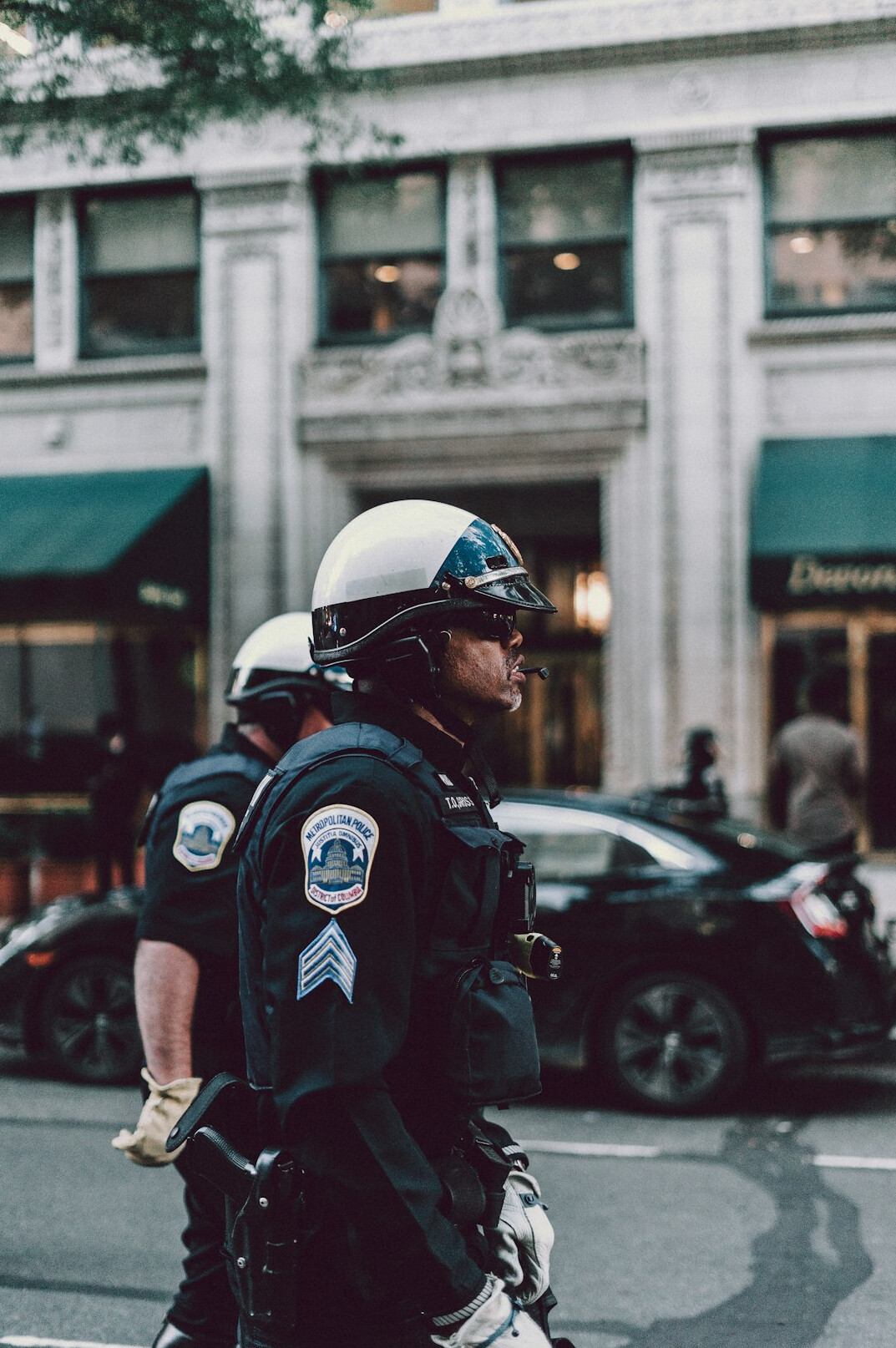 security guard on patrol